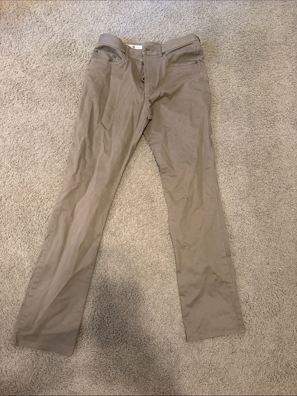 Men's Straight Fit Chino Pants - Taupe